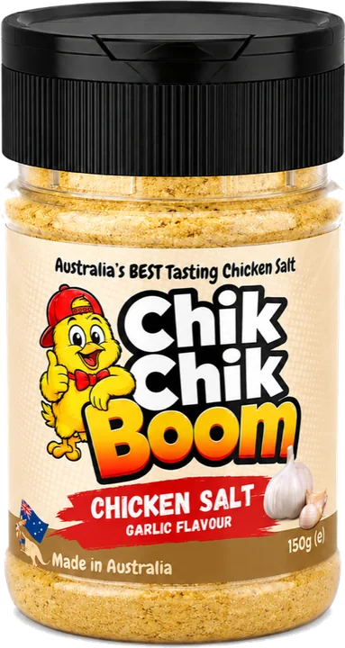 Chik Chik Boom Garlic chicken salt, 150g shaker