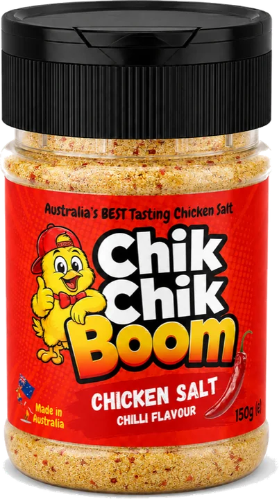 Chik Chik Boom Chilli chicken salt, 150g shaker